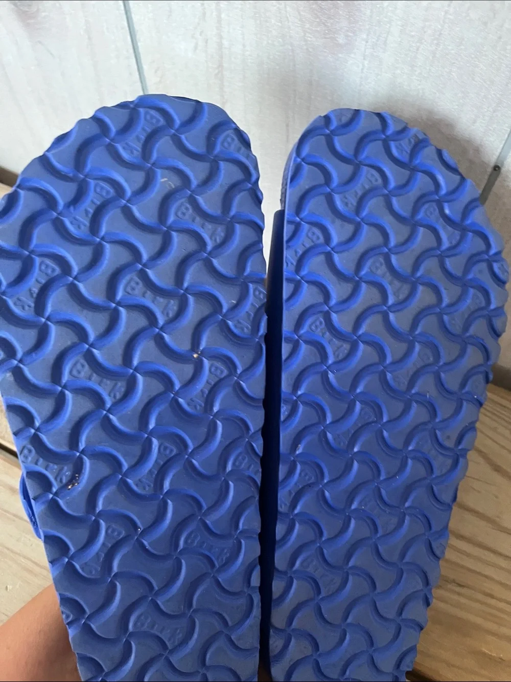 Birkenstock Kids Royal Blue Two-Buckle Slides